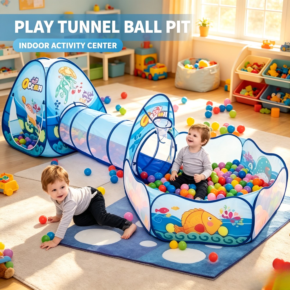 Kids Outdoor Tent - Piscina de Bolinhas Infantil, Cercadinho Portátil