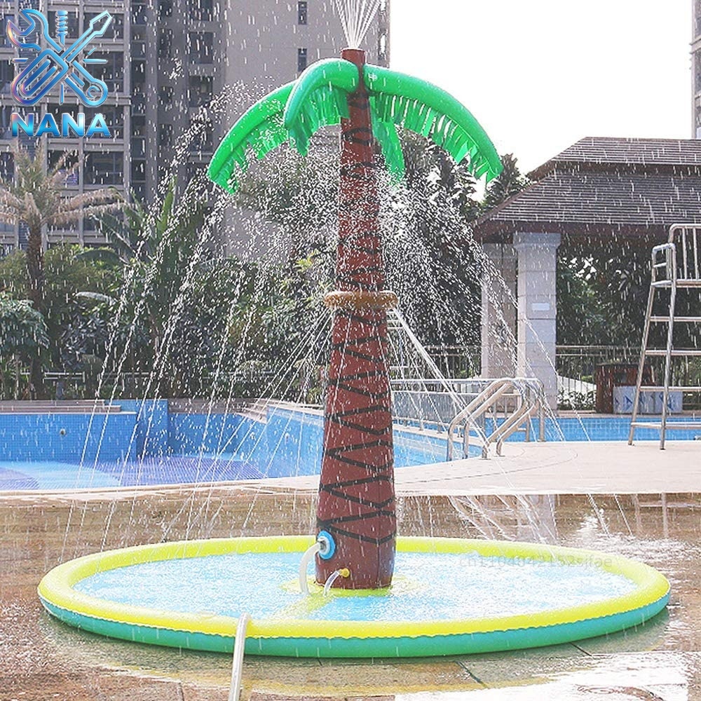 Sprinkler Splash Pad - Tapete Inflável de Água com Árvore