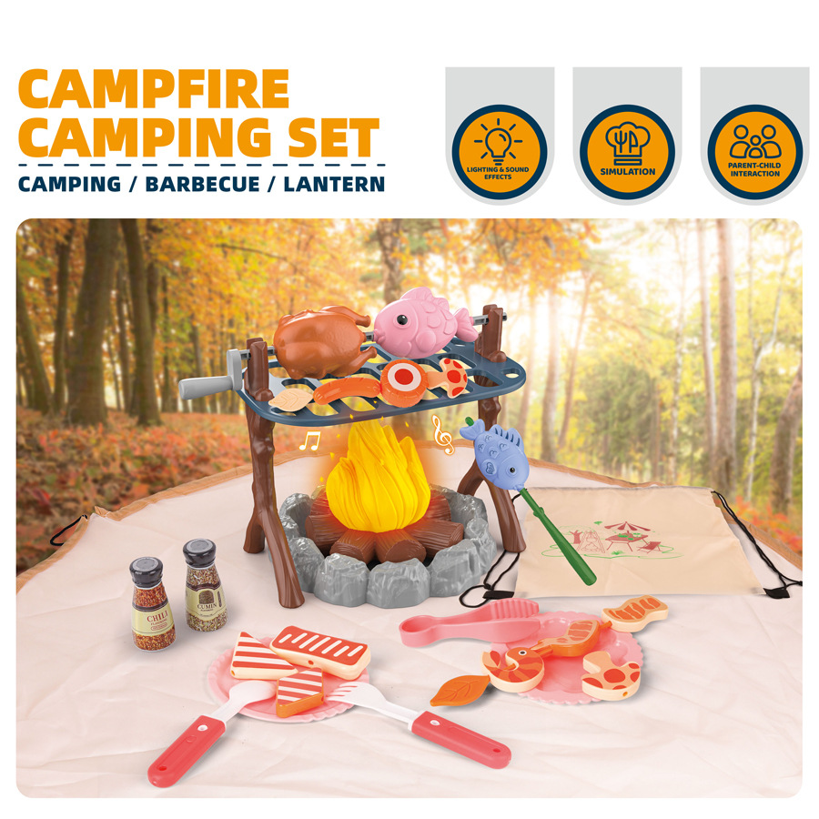 Kids Outdoor Tent - Conjunto de Barraca de Camping para