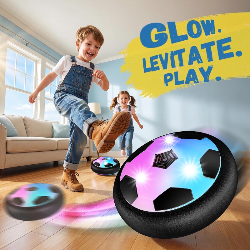 Kids Outdoor Music - Bola de Futebol LED Flutuante com