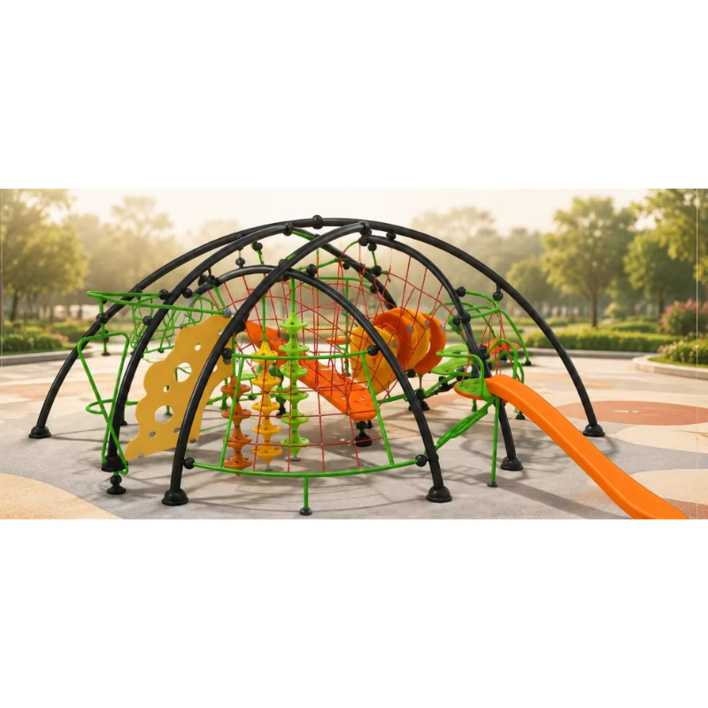 Kids Outdoor Climbing Equipment - Estrutura de Escalada, Domo de Corda