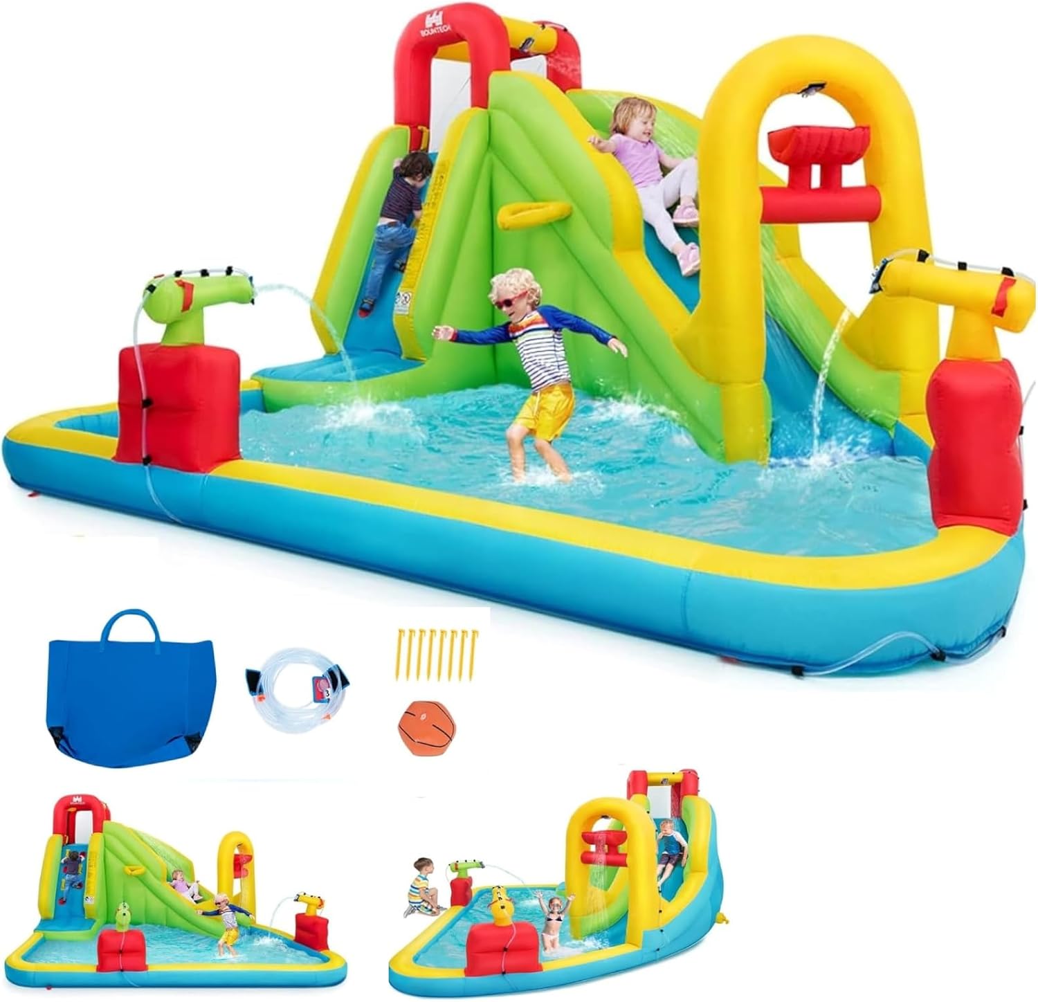 Kids Outdoor Fun - Mega Parque Aquático Inflável para Crianças