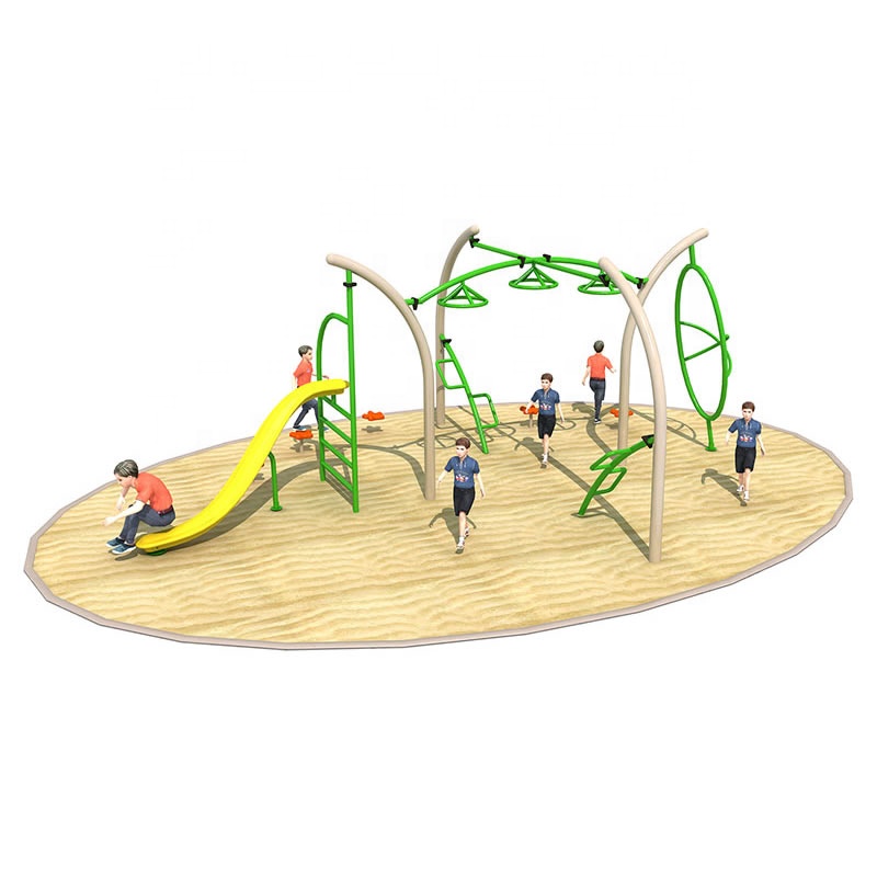 Kids Outdoor Monkey Bars - Barra de Escalada Metálica para Crianças,
