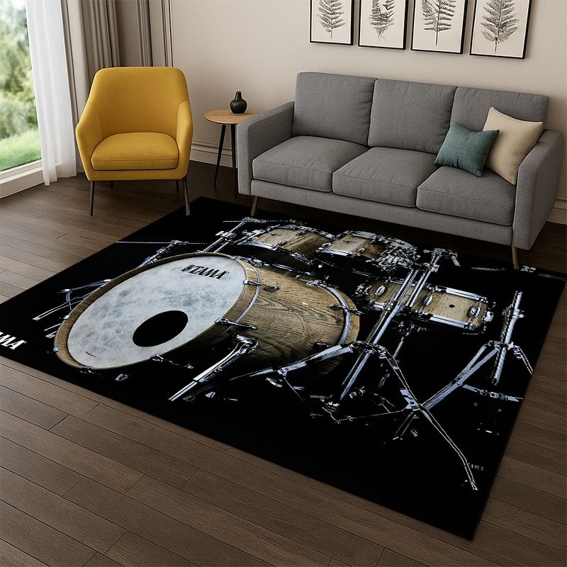 Kids Outdoor Music - Tapete Antiderrapante para Bateria Musical, Instrumentos