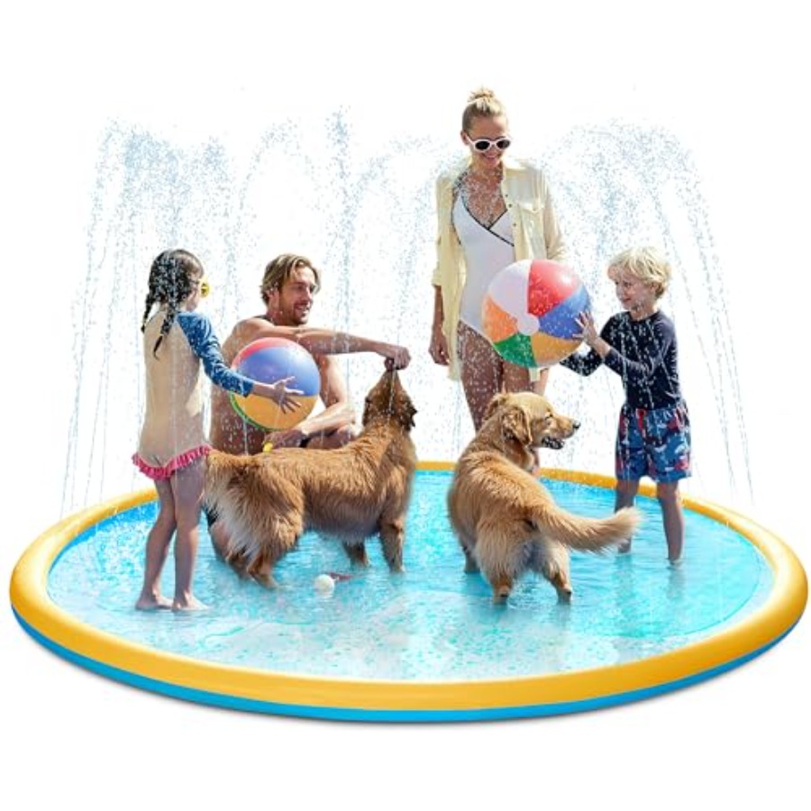 Sprinkler Splash Pad - Tapete de água para atividades ao