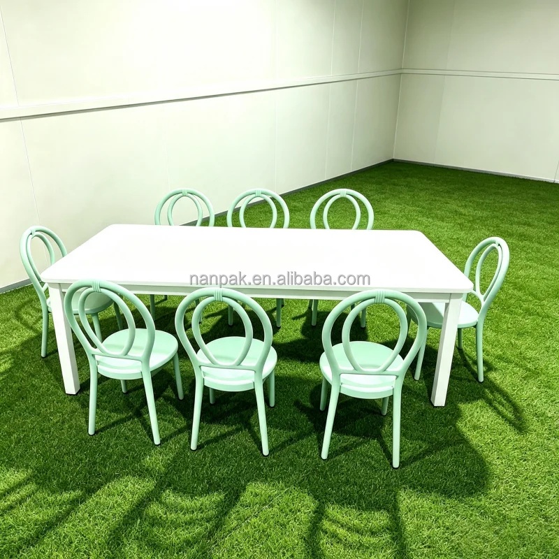 Mesa retangular para festas ao - Kids Outdoor Activity Table avaliação e preço