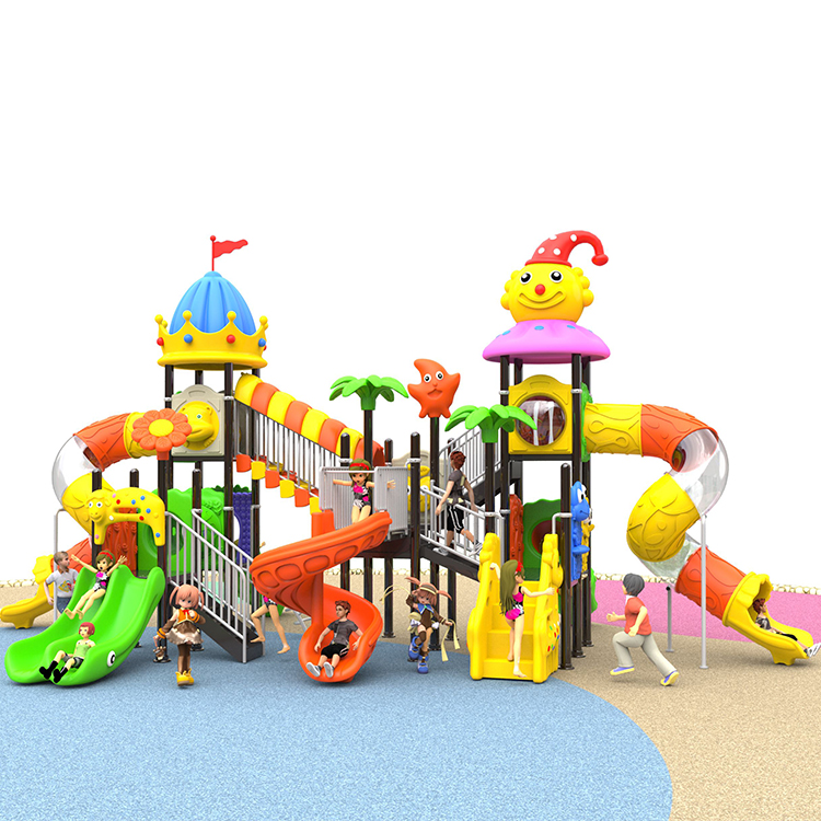 Slide de plástico colorido ao  - Kids Outdoor Adventure Park avaliação e preço