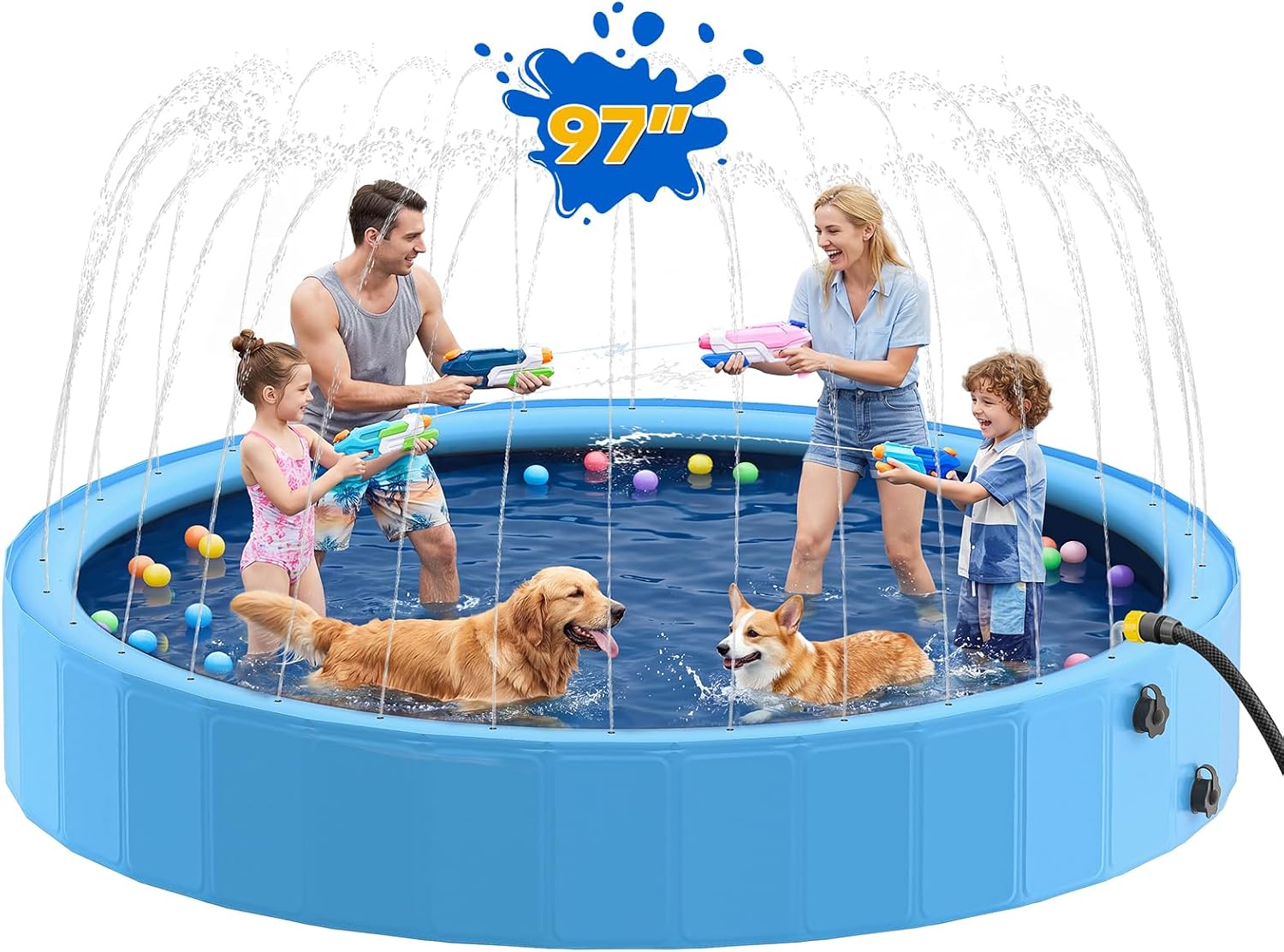 Piscina Inflável de PVC Grande - Sprinkler Splash Pad avaliação e preço