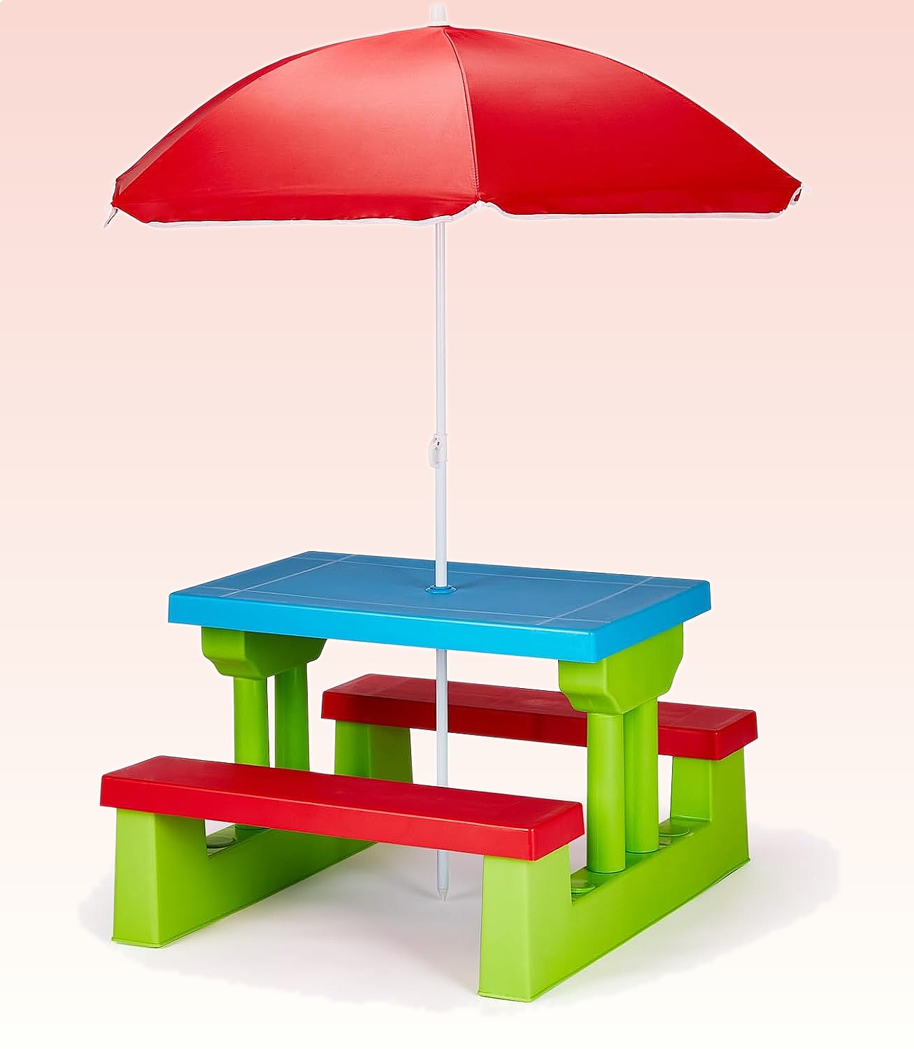 Mesa de Piquenique JOYMOR para - Kids Outdoor Table With Umbrella avaliação e preço