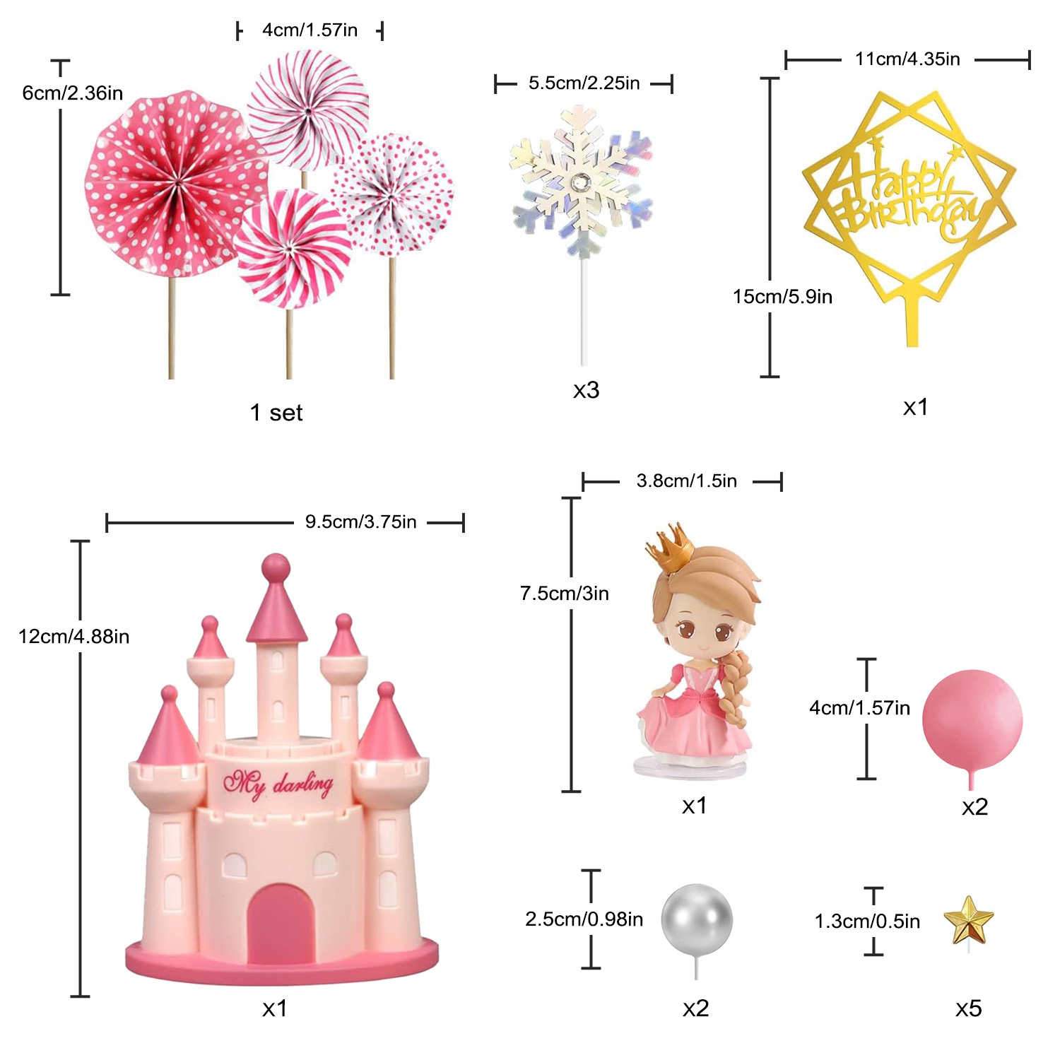 Princesa bolo topper castelo d - Kids Outdoor Merry Go Round avaliação e preço