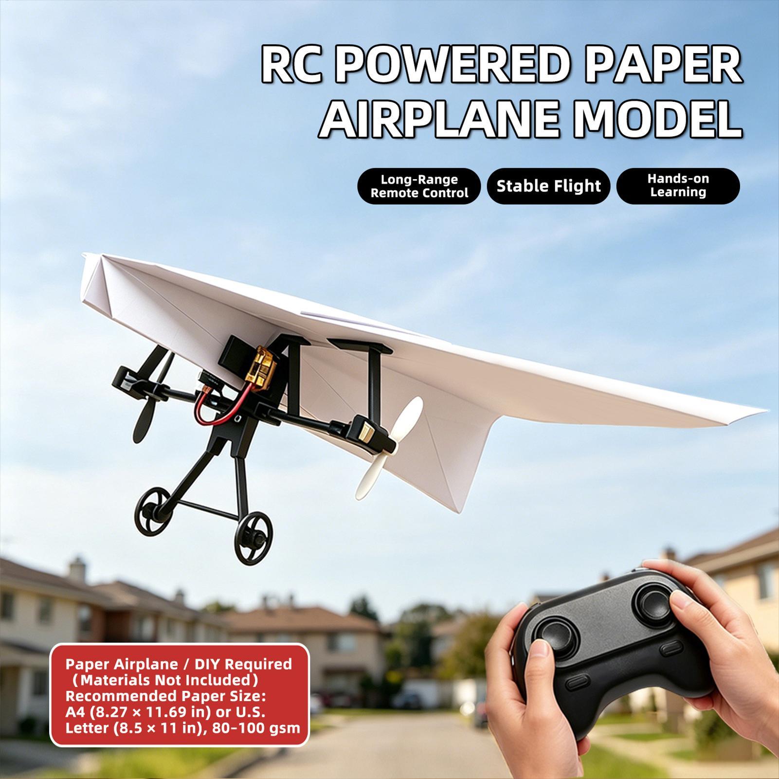 Kit de Avião de Papel RC DIY c - Kids Outdoor Fun avaliação e preço