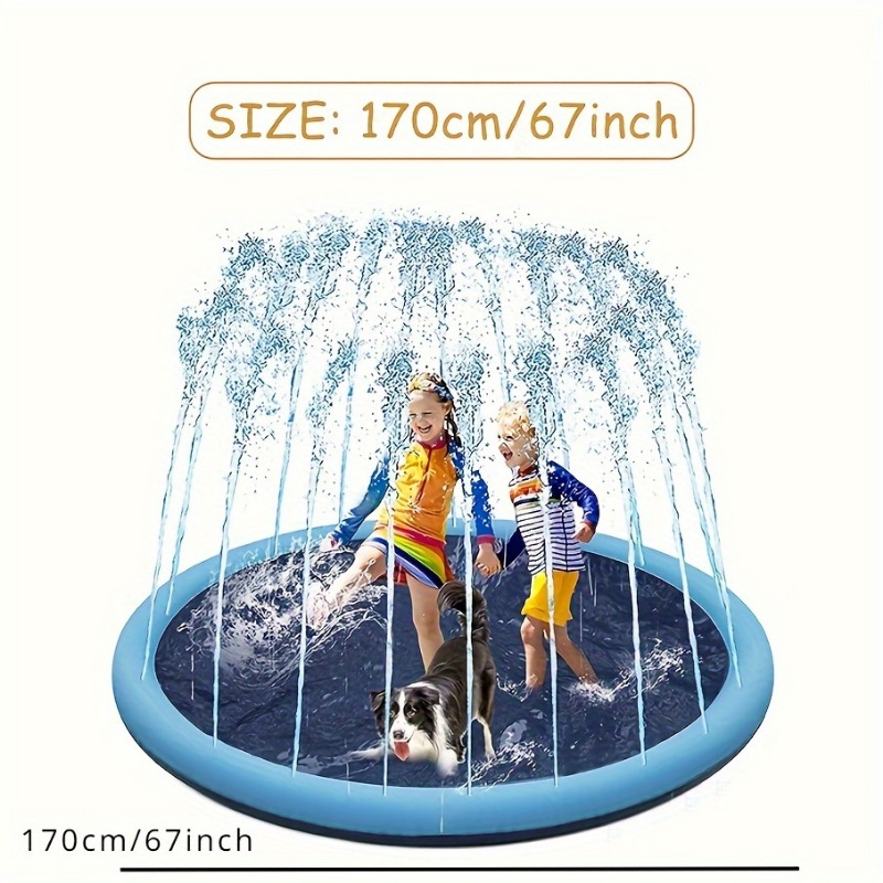 Tapete Inflável Grande de Água - Sprinkler Splash Pad avaliação e preço