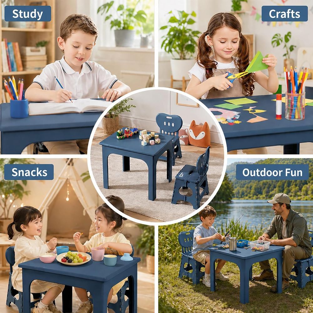 Conjunto de Mesa e Cadeiras Do - Kids Outdoor Activity Table avaliação e preço