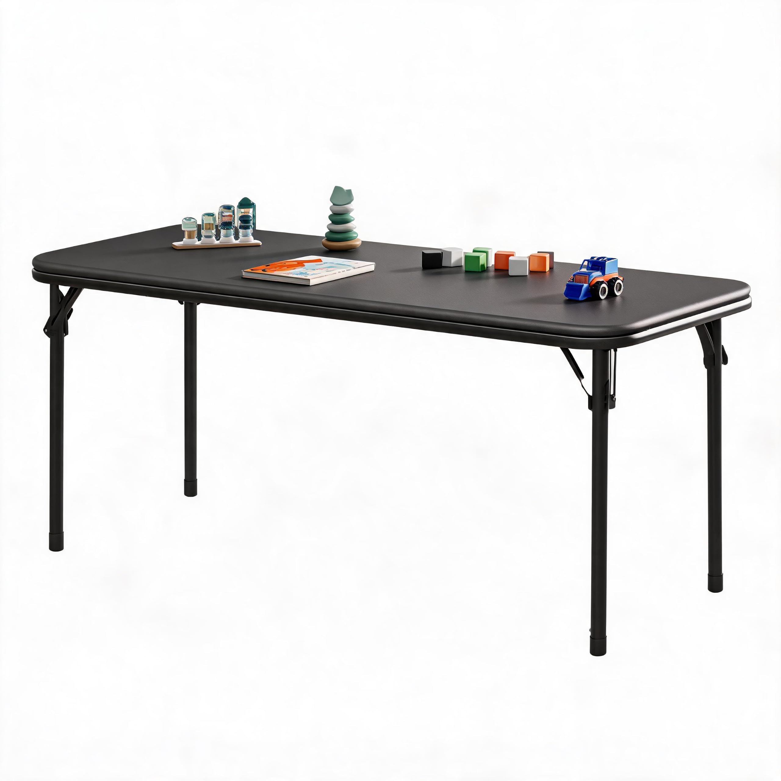 Mesa Retangular Dobrável de 47 - Kids Outdoor Activity Table avaliação e preço