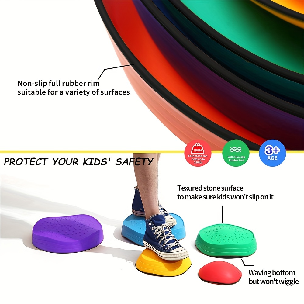5 pçs/set equilíbrio pisando p - Stepping Stone Foam avaliação e preço