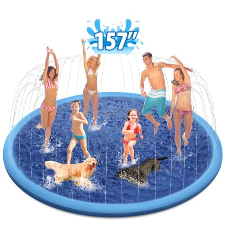 Tapete de água para crianças e - Sprinkler Splash Pad avaliação e preço