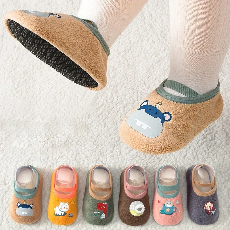 Bebê antiderrapante meias recé - Kids Indoor Outdoor Slippers avaliação e preço