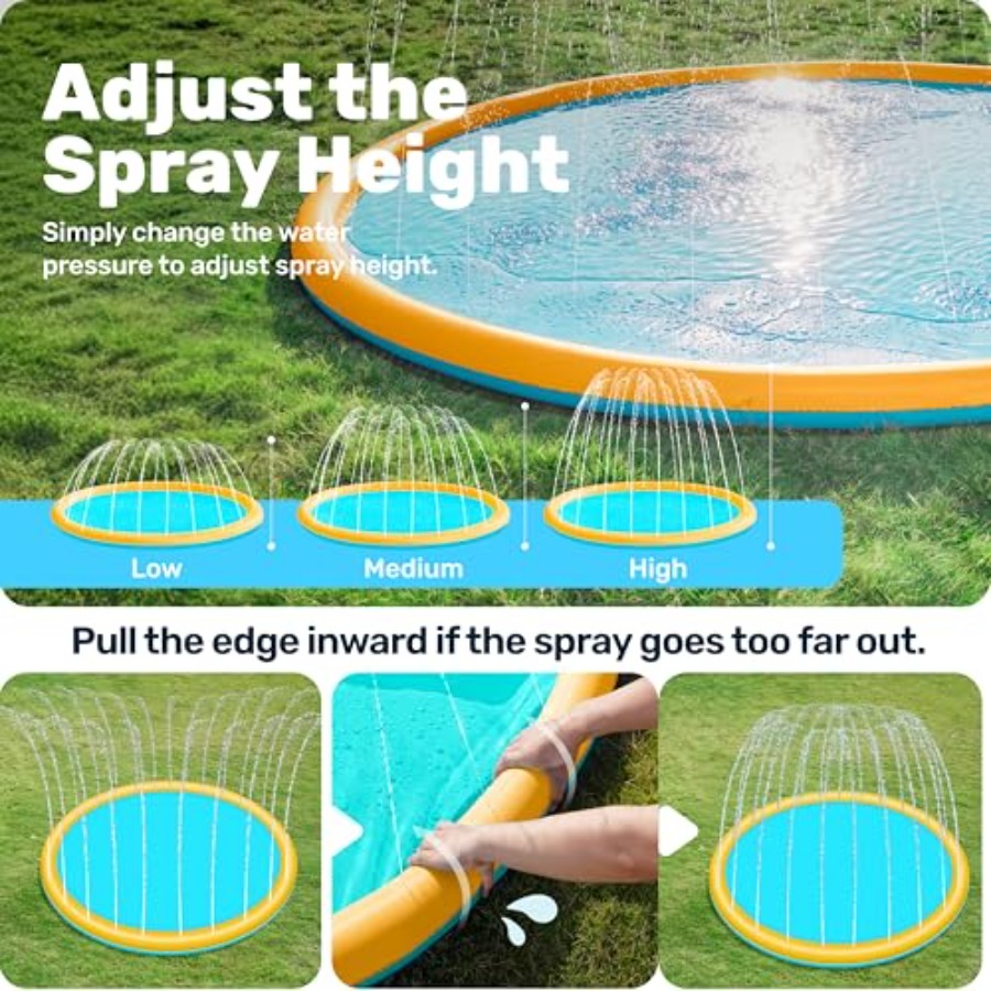 Tapete de água para atividades - Sprinkler Splash Pad avaliação e preço
