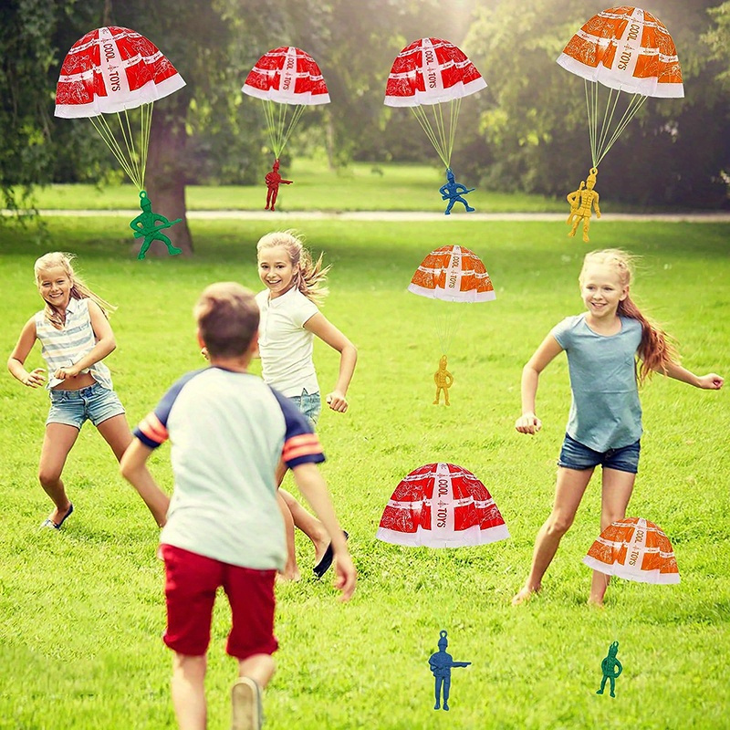 10/100 pçs brinquedos de pára- - Kids Outdoor Birthday Party Ideas avaliação e preço