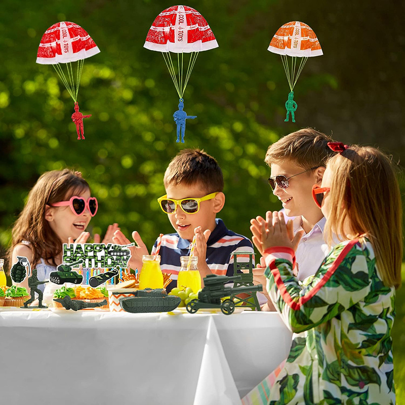 10/100 pçs brinquedos de pára- - Kids Outdoor Birthday Party Ideas avaliação e preço