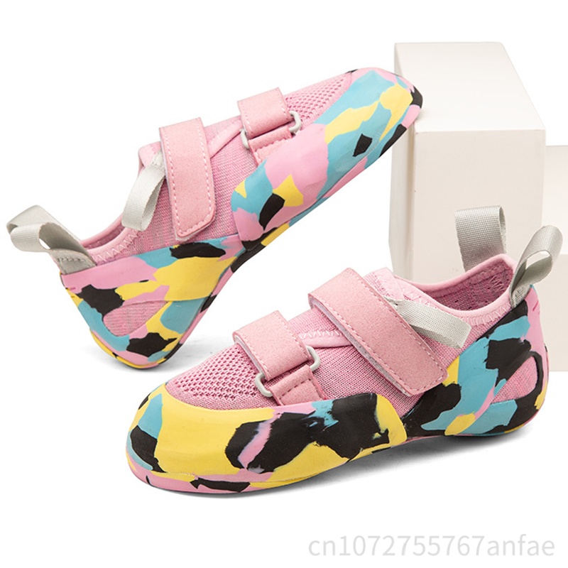 Novas crianças sapatos de esca - Kids Outdoor Climbing Equipment avaliação e preço