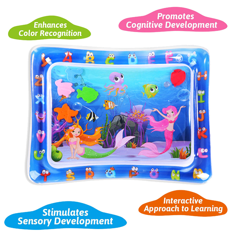 Inflável Baby Water Play Mat,  - Slip Slide Water Mat avaliação e preço