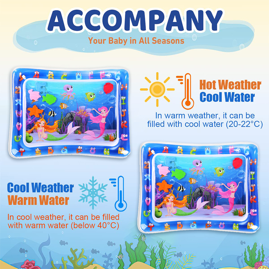 Inflável Baby Water Play Mat,  - Slip Slide Water Mat avaliação e preço