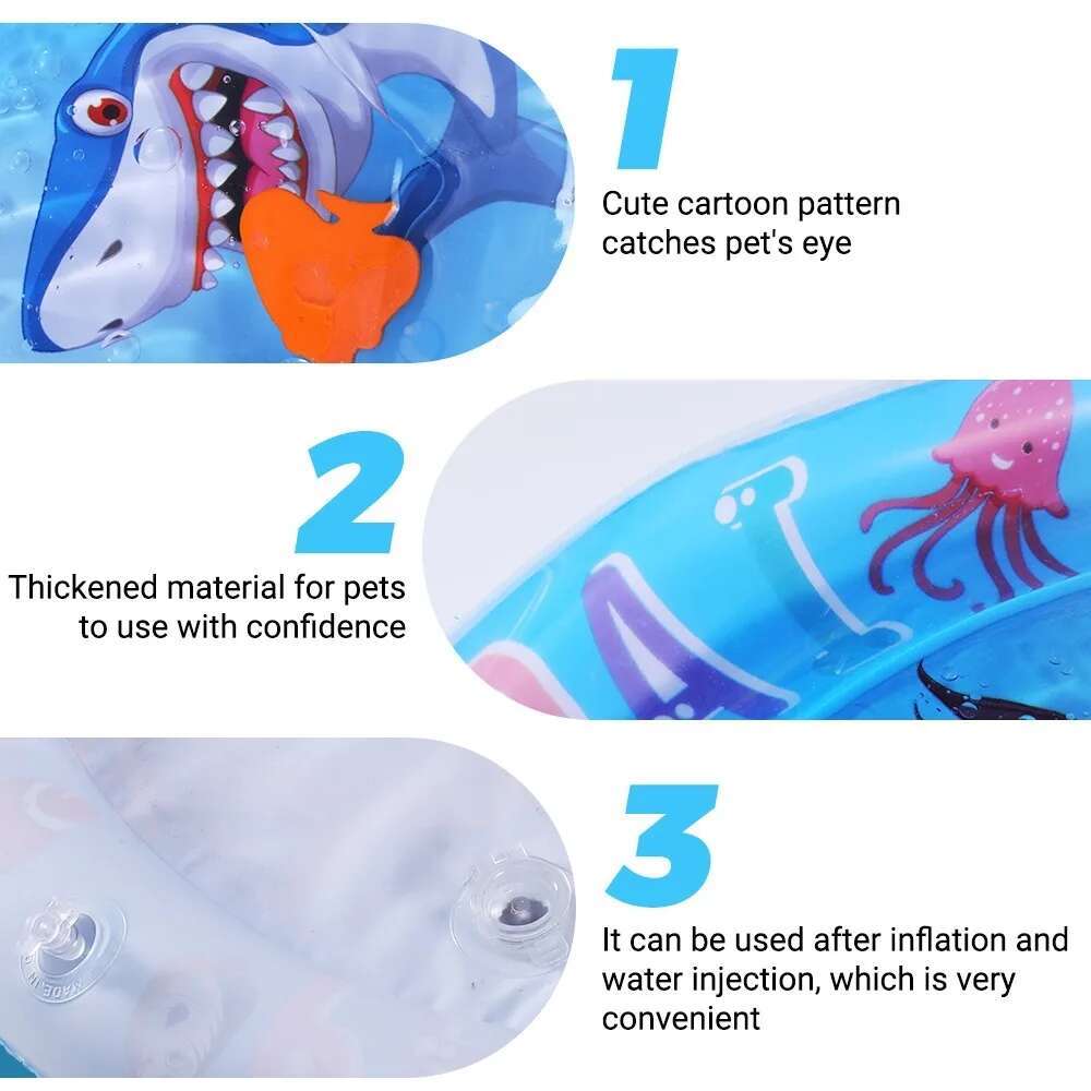 Gatos sensorial água jogar est - Slip Slide Water Mat avaliação e preço
