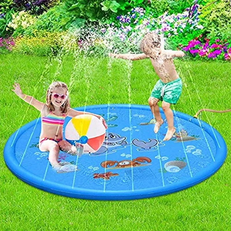 100/170cm crianças inflável re - Sprinkler Splash Pad avaliação e preço