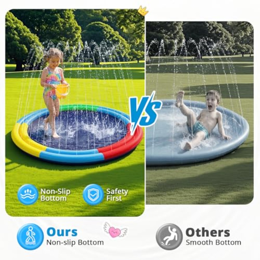 Tapete de Água para Cães, 78 P - Sprinkler Splash Pad avaliação e preço