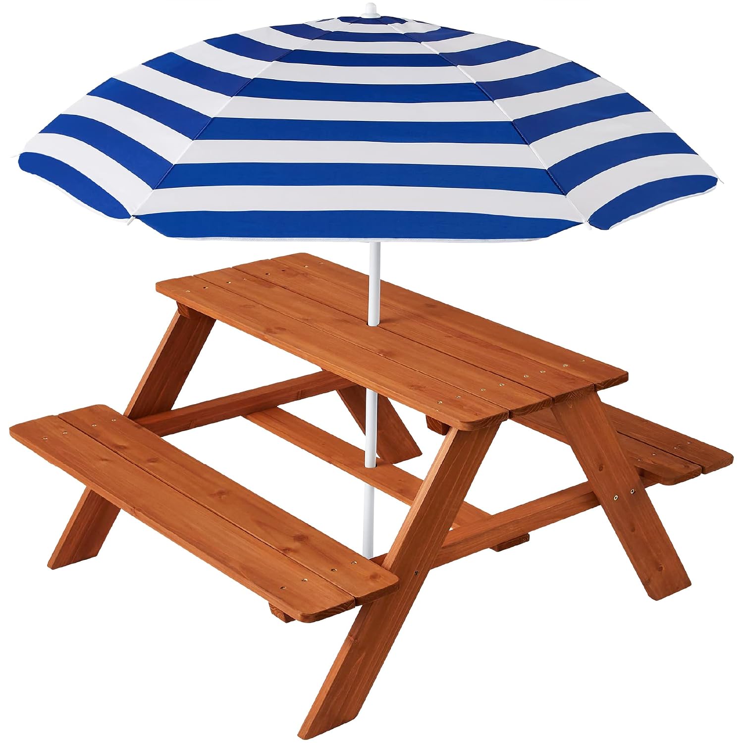 Mesa de Piquenique Infantil de - Kids Outdoor Table With Umbrella avaliação e preço