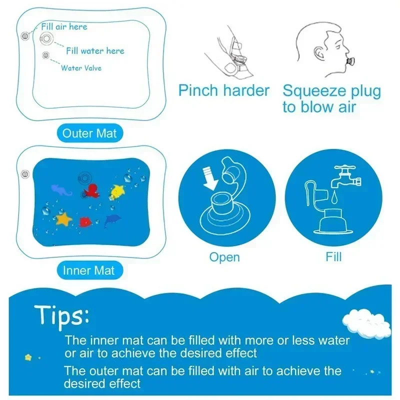 Bebê água jogar esteira pvc al - Slip Slide Water Mat avaliação e preço