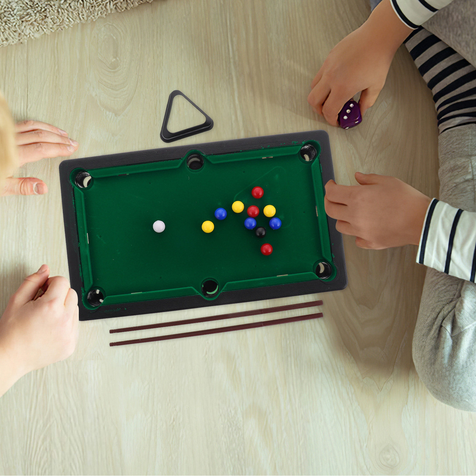 1 conjunto de mesa de bilhar i - Kids Outdoor Activity Table avaliação e preço