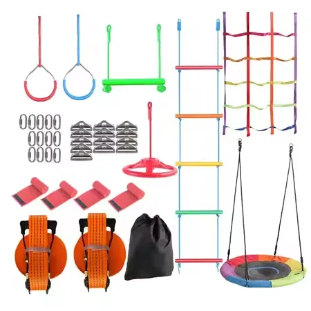 Kit de Pista de Obstáculos War - Kids Outdoor Monkey Bars avaliação e preço
